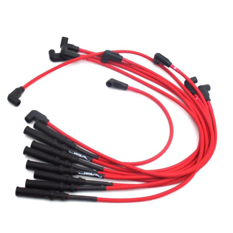 JBA 92-03 Dodge Truck 5.2L/5.9L Ignition Wires - Red-Spark Plug Wire Sets-Grocery Getter Performance