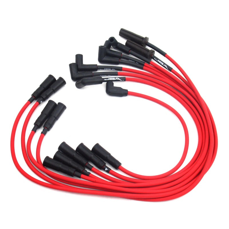 JBA 92-96 Chevrolet Corvette 5.7L LT1 Ignition Wires - Red-Spark Plug Wire Sets-Grocery Getter Performance