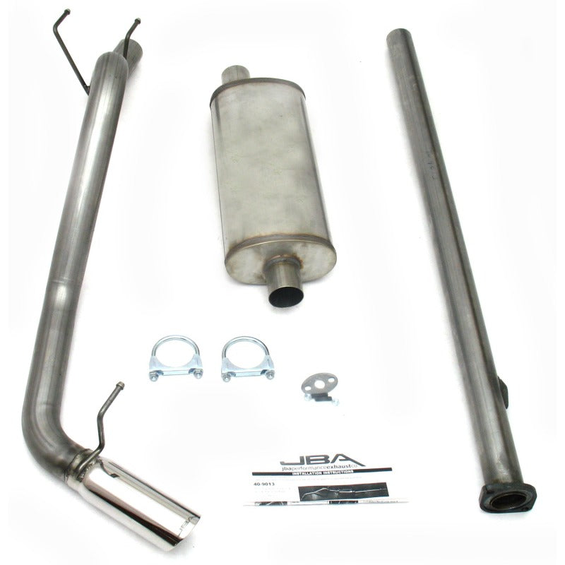 JBA 95-99 Toyota Tacoma Pre Runner 3.4L 409SS Pass Side Single Exit Cat-Back Exhaust-Catback-Grocery Getter Performance