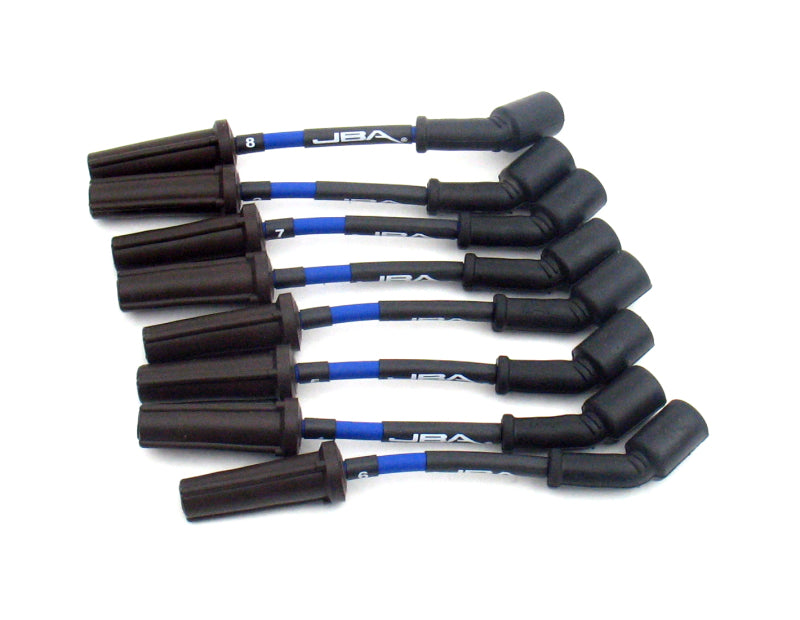 JBA 98-09 GM 5.7L LS1 Ignition Wires - Blue-Spark Plug Wire Sets-Grocery Getter Performance