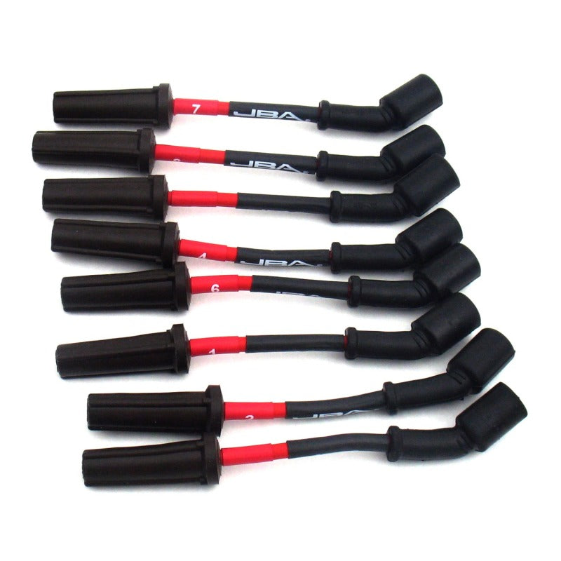 JBA 98-09 GM 5.7L LS1 Ignition Wires - Red-Spark Plug Wire Sets-Grocery Getter Performance