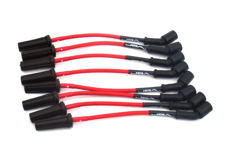 JBA 99-06 GM Truck 4.8L/5.3L/6.0L Ignition Wires - Red-Spark Plug Wire Sets-Grocery Getter Performance