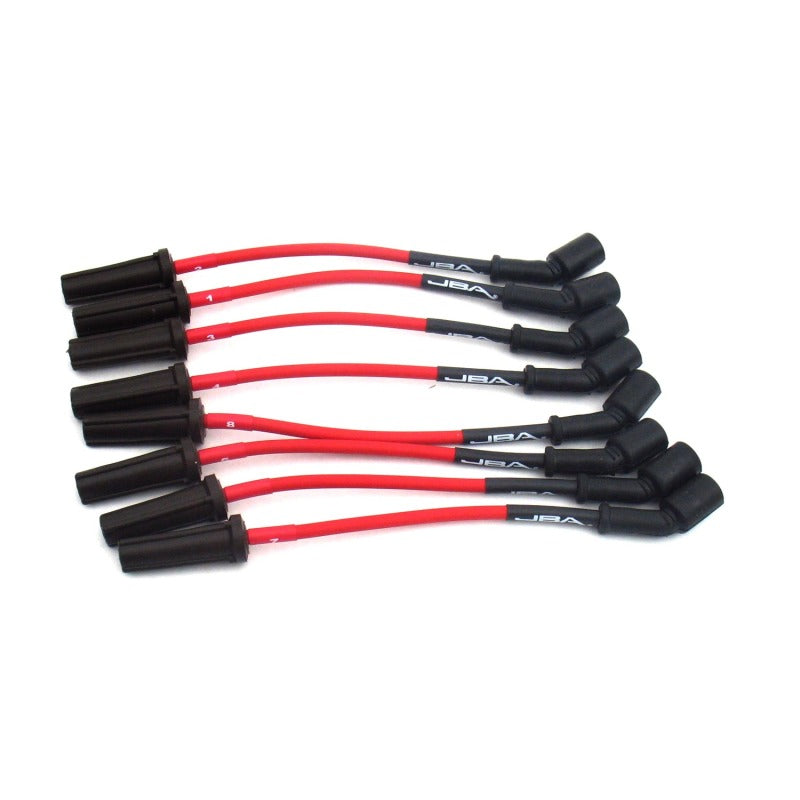 JBA 99-06 GM Truck 4.8L/5.3L/6.0L Ignition Wires - Red-Spark Plug Wire Sets-Grocery Getter Performance