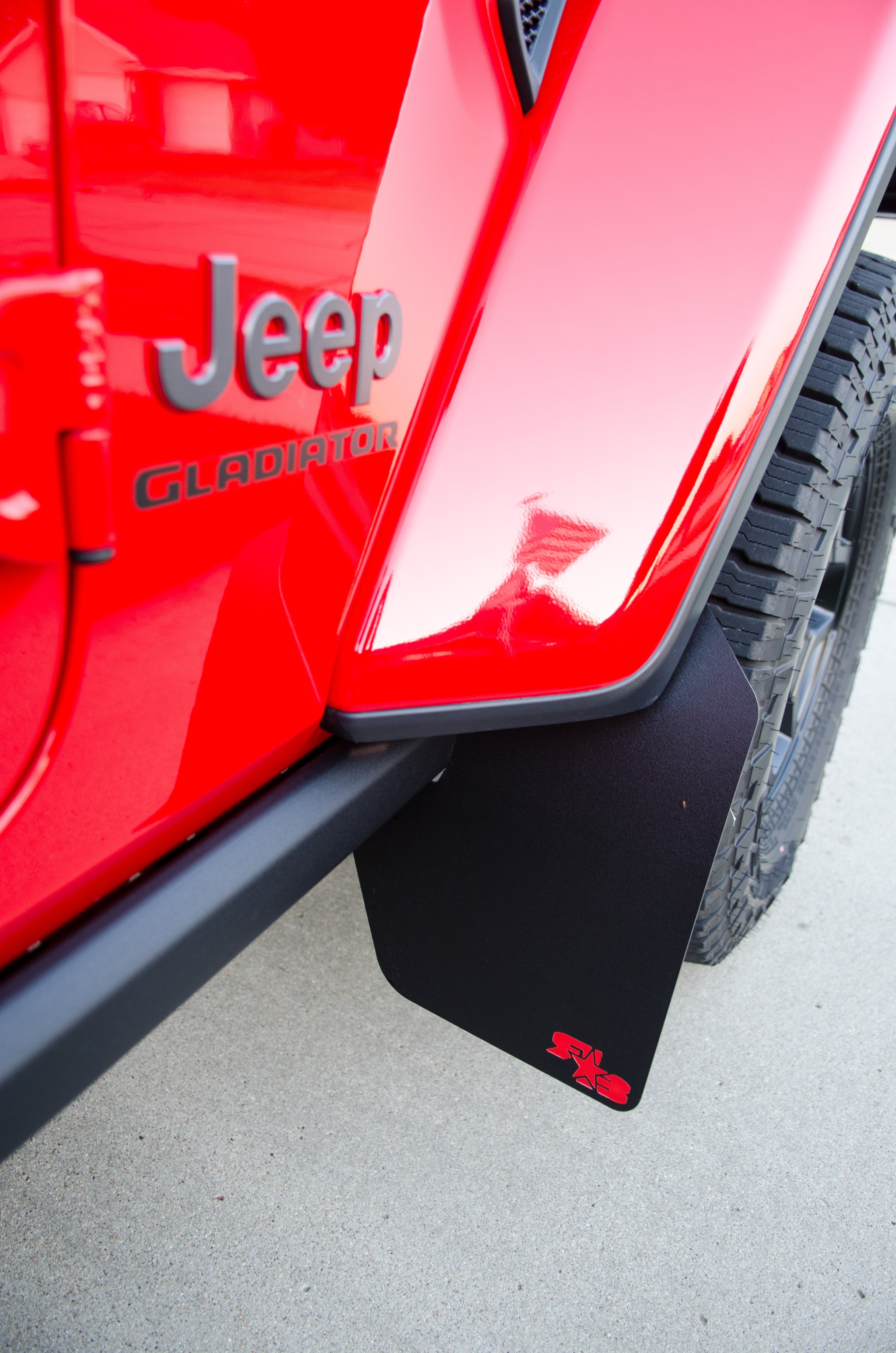 Jeep Gladiator (JT) 2020+ Mud Flaps - FRONT ONLY