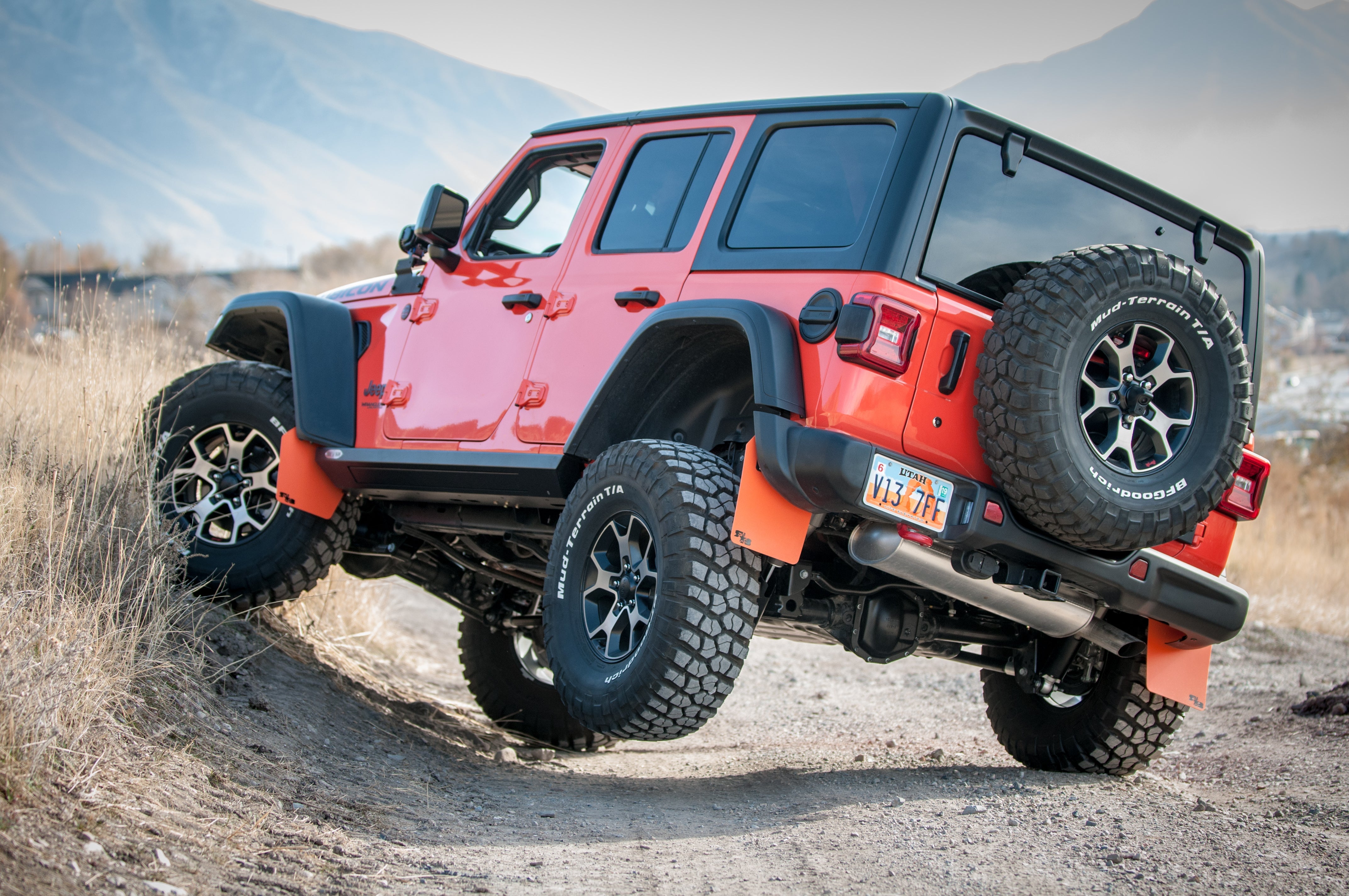 Jeep Wrangler (JL, JLU) 2018+ Quick Release Mud Flaps - Front & Rear
