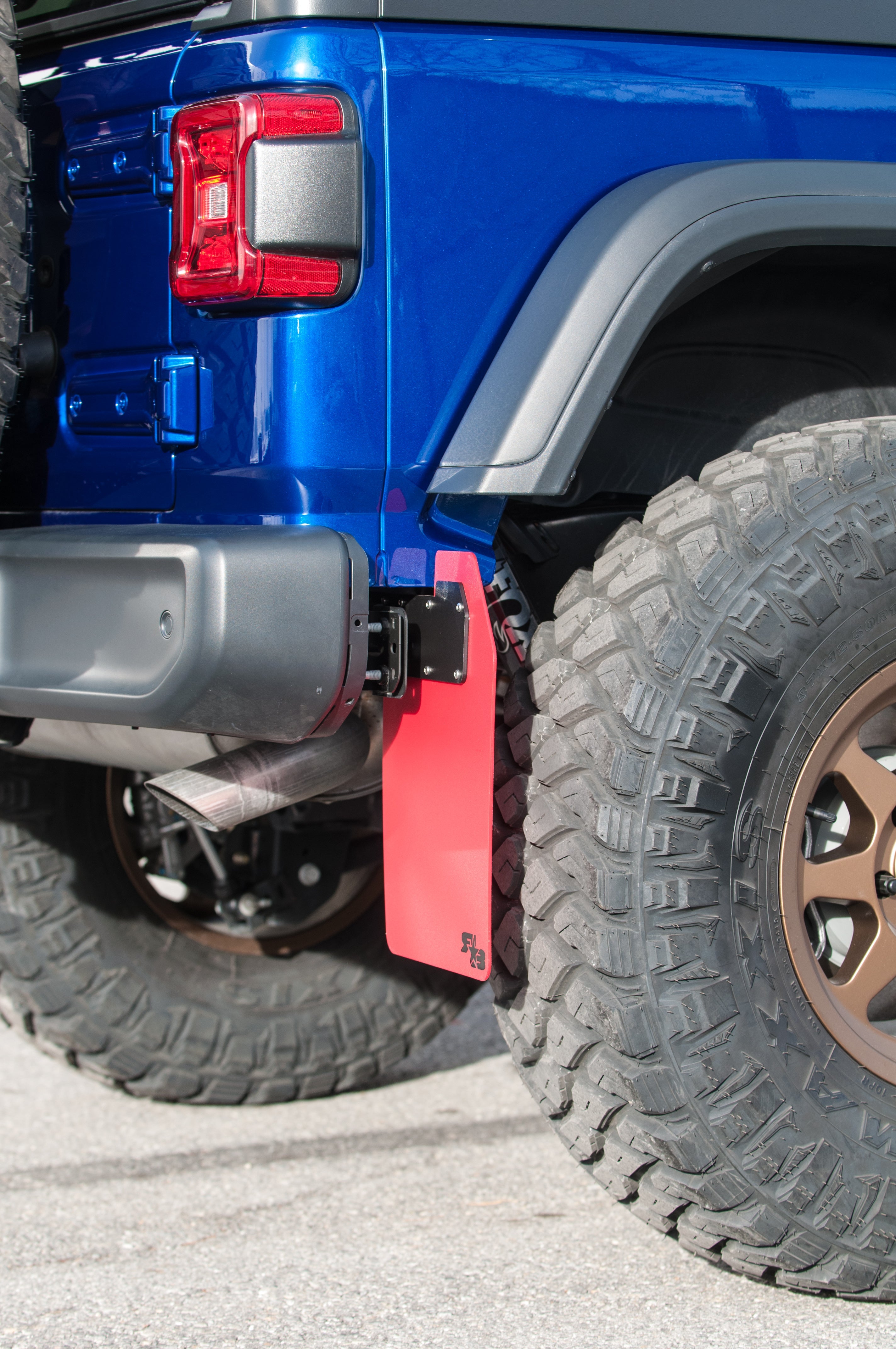 Jeep Wrangler (JL, JLU) 2018+ Quick Release Mud Flaps - Front & Rear