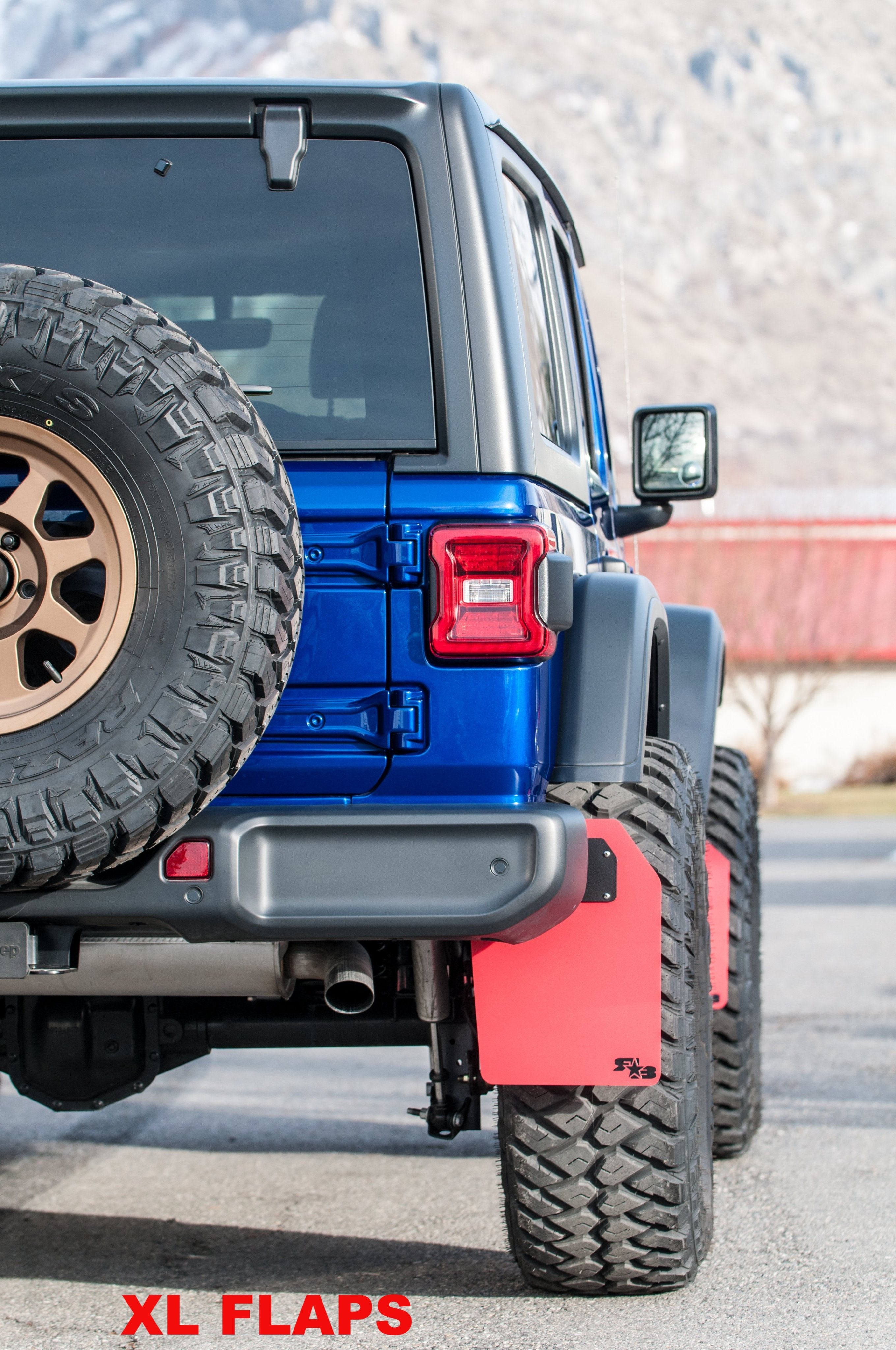 Jeep Wrangler (JL, JLU) 2018+ Quick Release Mud Flaps - Front & Rear