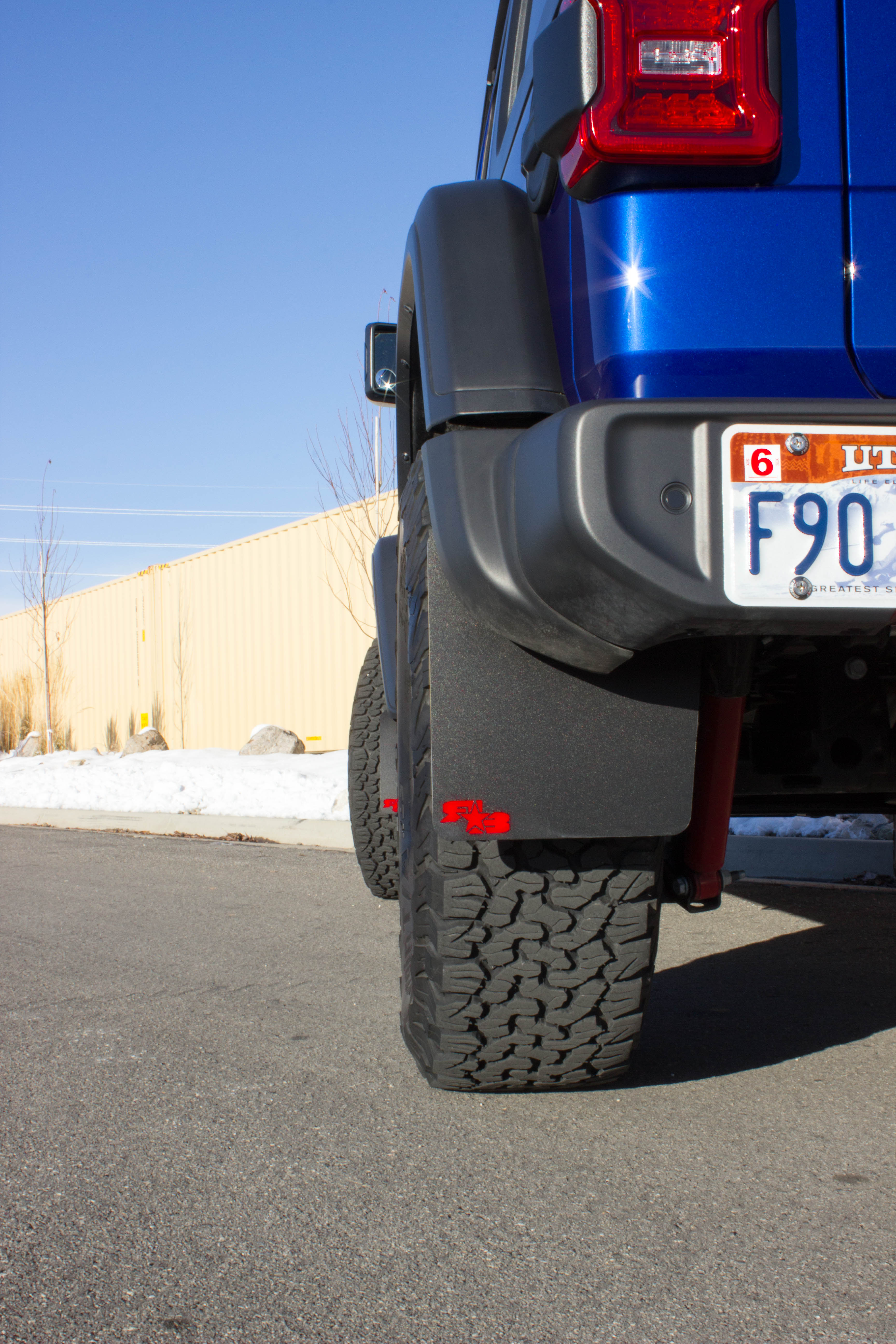 Jeep Wrangler (JL, JLU) 2018+ Quick Release Mud Flaps - Front & Rear