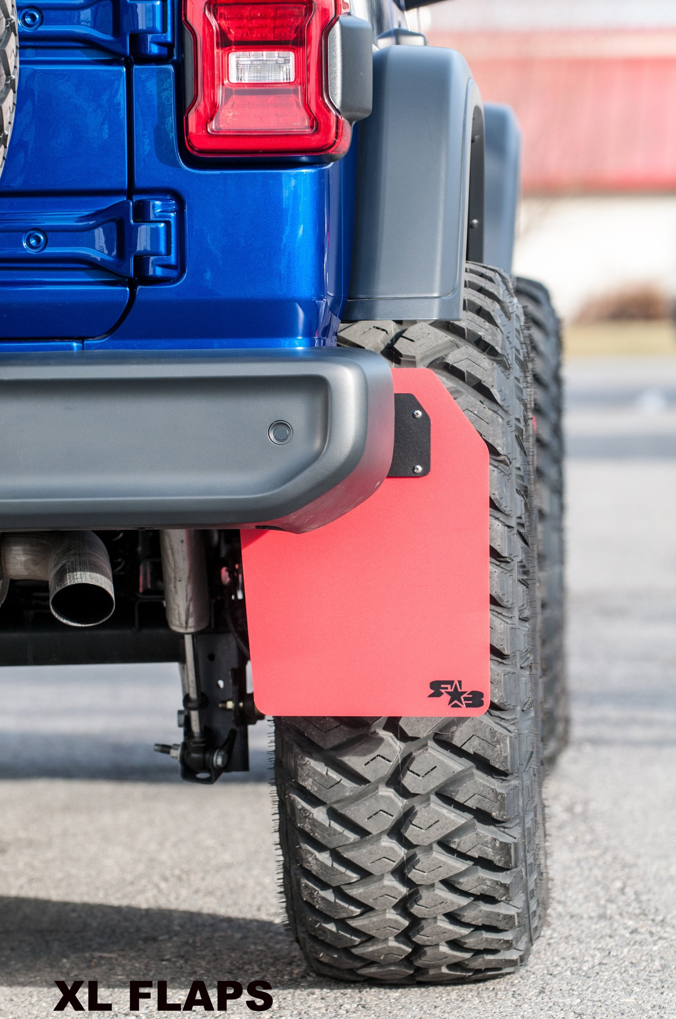 Jeep Wrangler (JL, JLU) 2018+ Quick Release Mud Flaps - HALF KIT