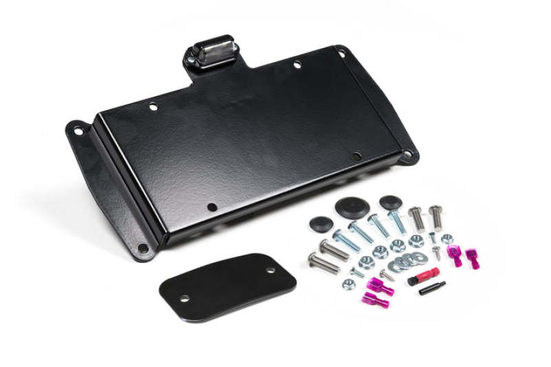 JKS Manufacturing 07-16 Jeep Wrangler JK License Plate Relocation Kit-License Plate Relocation-Grocery Getter Performance