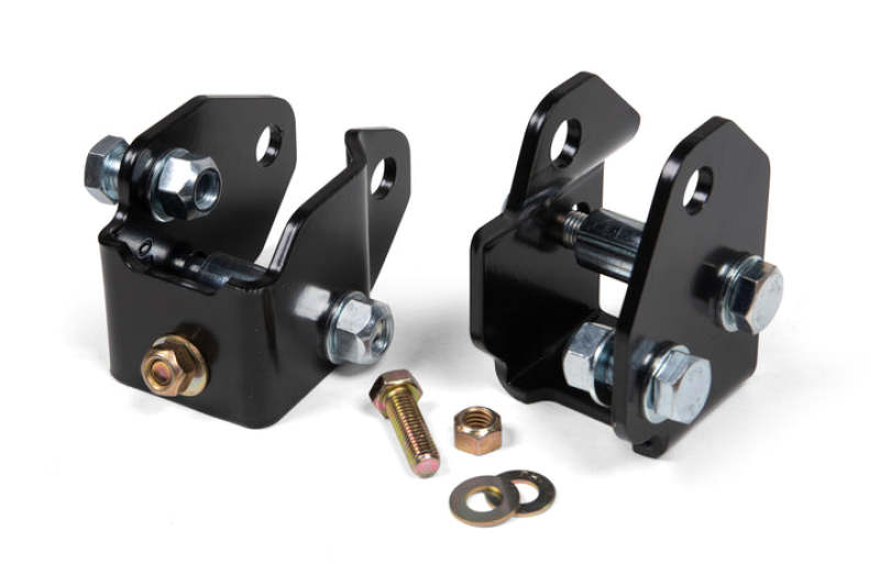 JKS Manufacturing 18-21 Jeep Wrangler JL/20-21 Gladiator JT Shock Relocation Brackets - Front-Brackets-Grocery Getter Performance