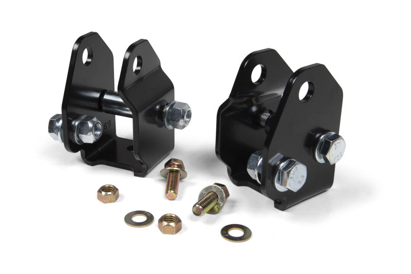 JKS Manufacturing 18-21 Jeep Wrangler JL/20-21 Gladiator JT Shock Relocation Brackets - Front-Brackets-Grocery Getter Performance