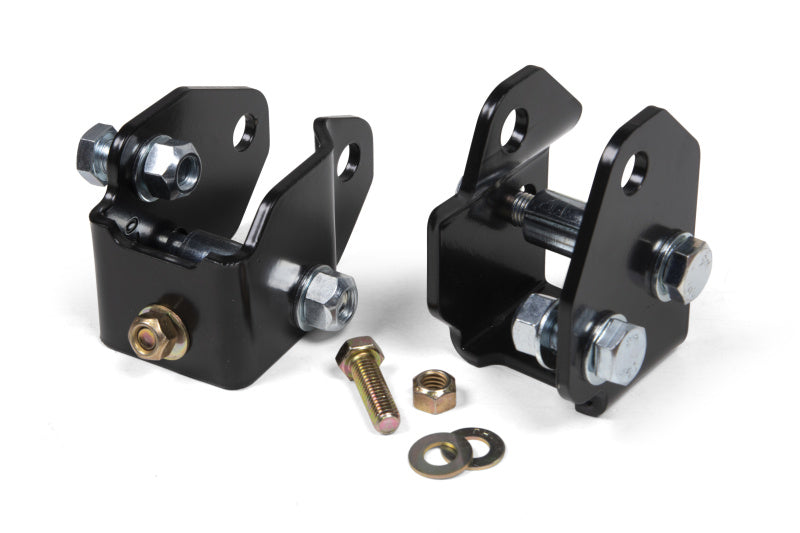 JKS Manufacturing 18-21 Jeep Wrangler JL/20-21 Gladiator JT Shock Relocation Brackets - Front-Brackets-Grocery Getter Performance