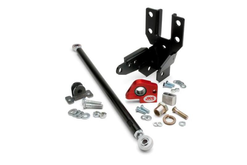 JKS Manufacturing 2007+ Jeep Wrangler JK Front Track Bar-Sector Shaft Reinforcement System-Traction Bars-Grocery Getter Performance