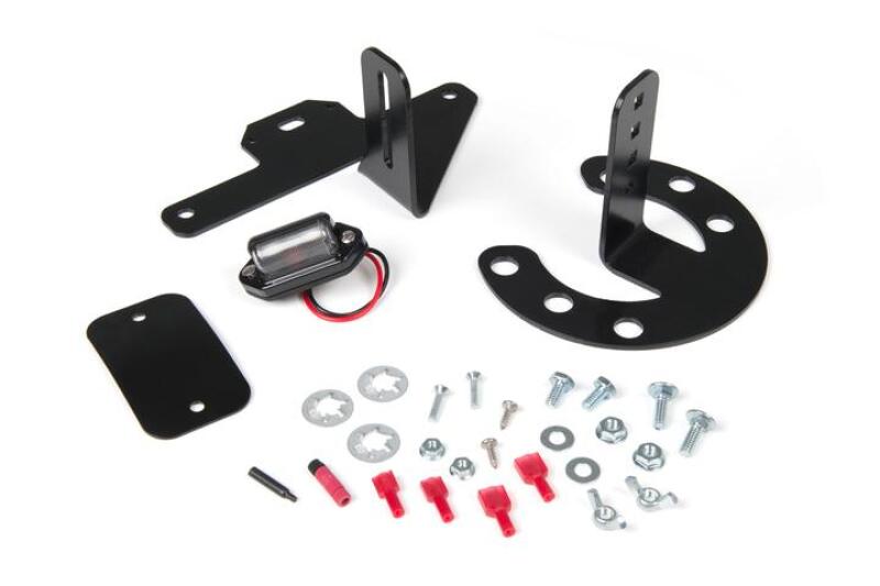 JKS Manufacturing Jeep JK/TJ/YJ Spare Tire License Plate Mount-License Plate Relocation-Grocery Getter Performance