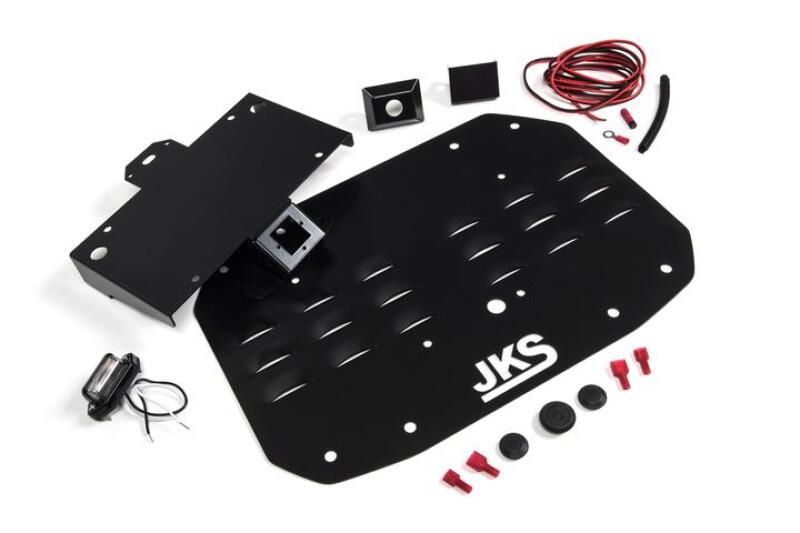 JKS Manufacturing Jeep Wrangler JL Tailgate Vent Cover w/ License Plate Relocation-Tailgate Accessories-Grocery Getter Performance