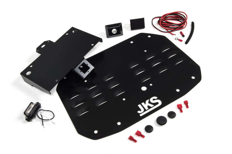 JKS Manufacturing Jeep Wrangler JL Tailgate Vent Cover w/ License Plate Relocation-Tailgate Accessories-Grocery Getter Performance