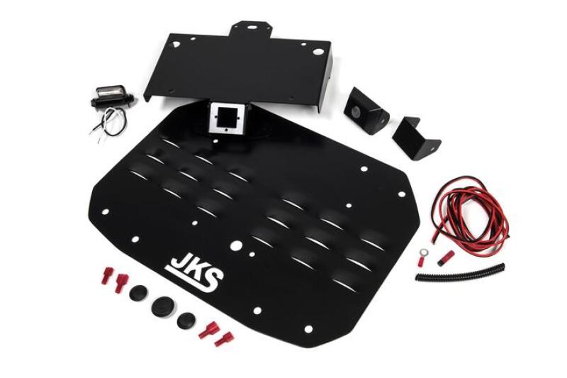JKS Manufacturing Jeep Wrangler JL Tailgate Vent Cover w/ License Plate Relocation-Tailgate Accessories-Grocery Getter Performance