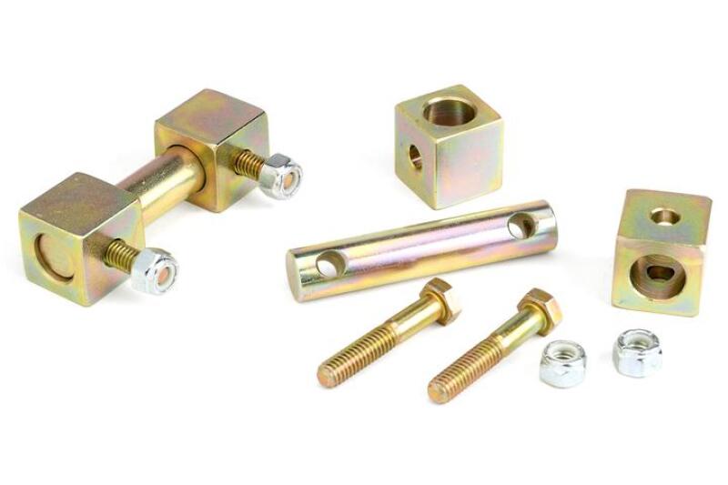 JKS Manufacturing Jeep Wrangler TJ/LJ Lower Shock Bar Pin Eliminator - Front-Suspension Arms & Components-Grocery Getter Performance