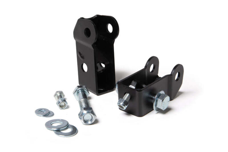 JKS Manufacturing Jeep Wrangler TJ/LJ Rear Lower Shock Relocation Brackets-Brackets-Grocery Getter Performance