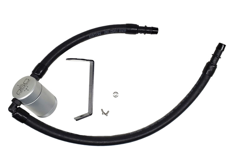 J&L 11-23 3.6L V6 Dodge Charger/Challenger/Chrysler 300C Oil Separator 3.0 - Clear Anodized-Oil Separators-Grocery Getter Performance