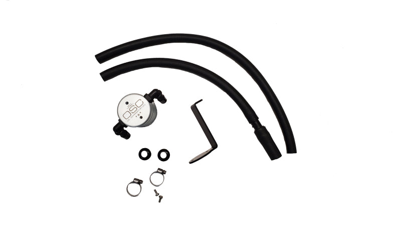 J&L 14-24 Mazda CX5 2.5L Non-turbo Driver Side 3.0 Oil Separator Kit - Clear Anodized-Oil Separators-Grocery Getter Performance