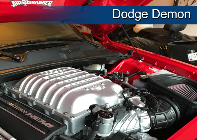 J&L 15-25 Dodge Hellcat/Demon 6.2L Hemi Passenger Side Oil Separator 3.0 - Clear Anodized-Oil Separators-Grocery Getter Performance