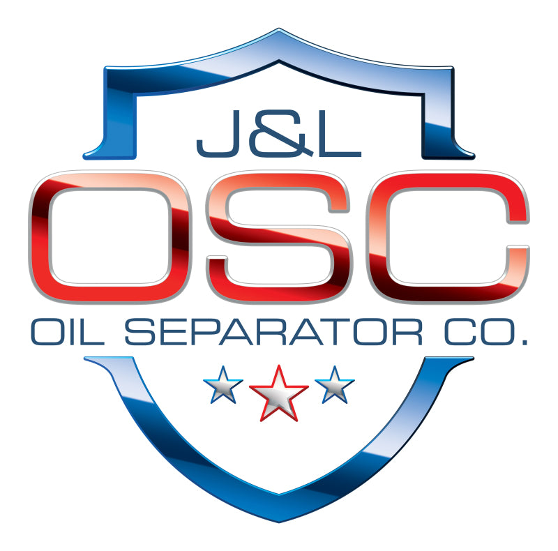 J&L 16-17 Chevrolet SS 6.2L Passenger Side Oil Separator 3.0 - Clear Anodized-Oil Separators-Grocery Getter Performance