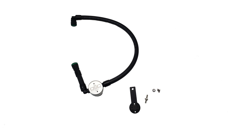 J&L 16-25 Dodge Durango / Jeep Grand Cherokee 3.6L Oil Separator 3.0 Passenger Side - Clear Anod-Oil Separators-Grocery Getter Performance