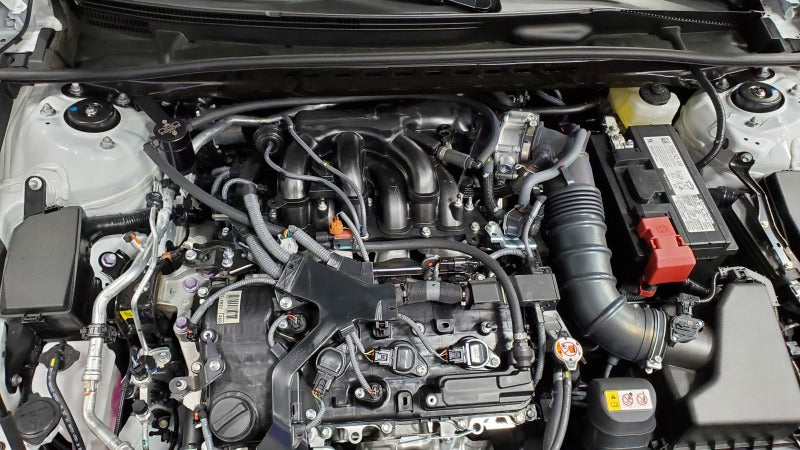 J&L 18-24 Toyota Camry 3.5L V6 Oil Separator 3.0 Passenger Side - Black Anodized-Oil Separators-Grocery Getter Performance