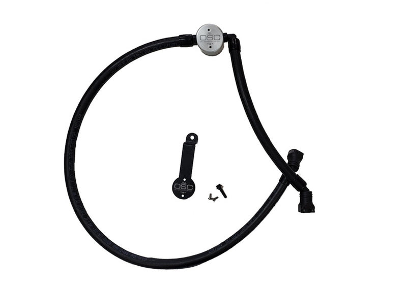 J&L 18-25 Jeep Wrangler JL 3.6L Driver Side Oil Separator 3.0 - Clear Anodized-Oil Separators-Grocery Getter Performance