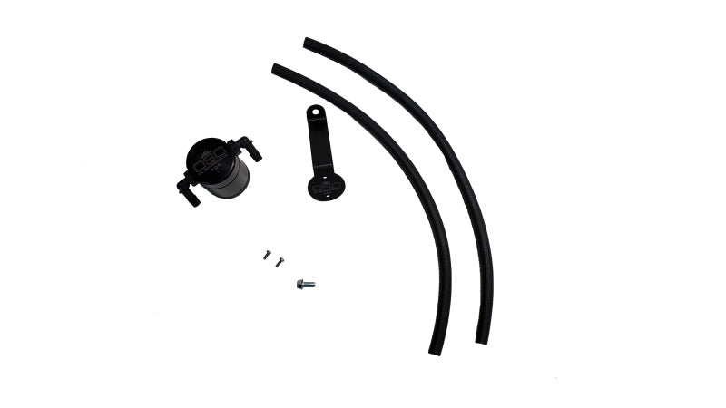 J&L 19-24 Ford/Lincoln SUV & Trucks w 2.0 EcoBoost Driver Side Oil Separator 3.0 - Black Ano-Oil Separators-Grocery Getter Performance