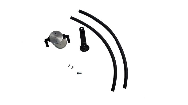 J&L 19-24 Ford/Lincoln SUVs & Trucks w 2.0 EcoBoost Driver Side Oil Separator 3.0 - Clear An-Oil Separators-Grocery Getter Performance