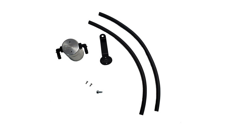 J&L 19-24 Ford/Lincoln SUVs & Trucks w 2.0 EcoBoost Driver Side Oil Separator 3.0 - Clear An-Oil Separators-Grocery Getter Performance