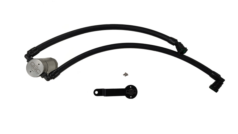 J&L 19-25 Ram 1500 3.6L Oil Separator 3.0 PCV Side -Clear Anodized-Oil Separators-Grocery Getter Performance