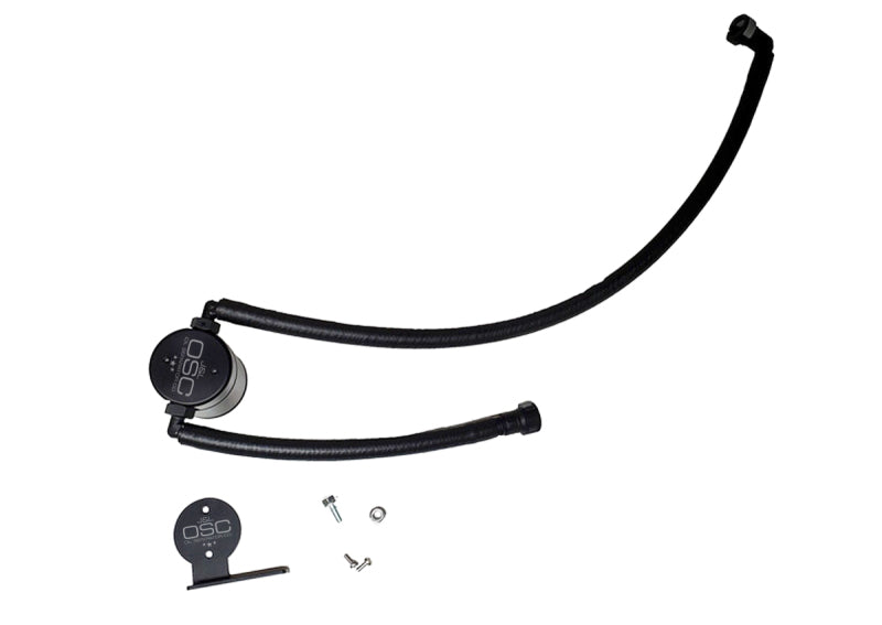 J&L 20-25 Chevrolet Corvette 6.2L LT2 Targa Top Passenger Side Oil Separator 3.0 - Black Anodize-Oil Separators-Grocery Getter Performance