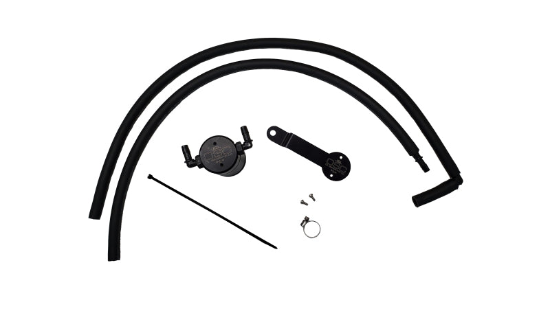 J&L 20-25 Hyundai Palisade / Kia Telluride 3.8L Oil Separator 3.0 Passenger Side - Black Anodize-Oil Separators-Grocery Getter Performance