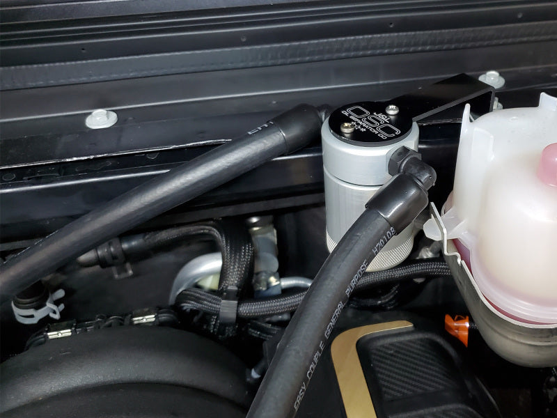 J&L 2021-2025 Jeep Wrangler 392 Oil Separator 3.0 Passenger Side - Clear Anodized-Oil Separators-Grocery Getter Performance