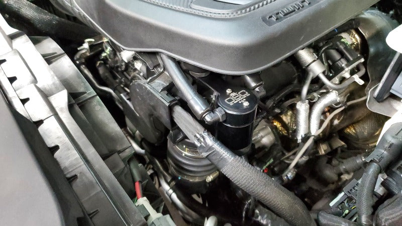 J&L 2025-2026 Ram 1500 3.0; 22-25 Jeep Wagoneer 3.0 Separator-Black-Oil Separators-Grocery Getter Performance