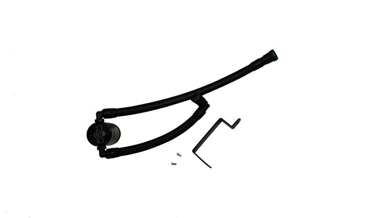 J&L 2025 Ford Bronco 2.3L/ 23-25 Ford Ranger 2.3L Separator 3.0 PCV Side - Black Anodized-Oil Separators-Grocery Getter Performance