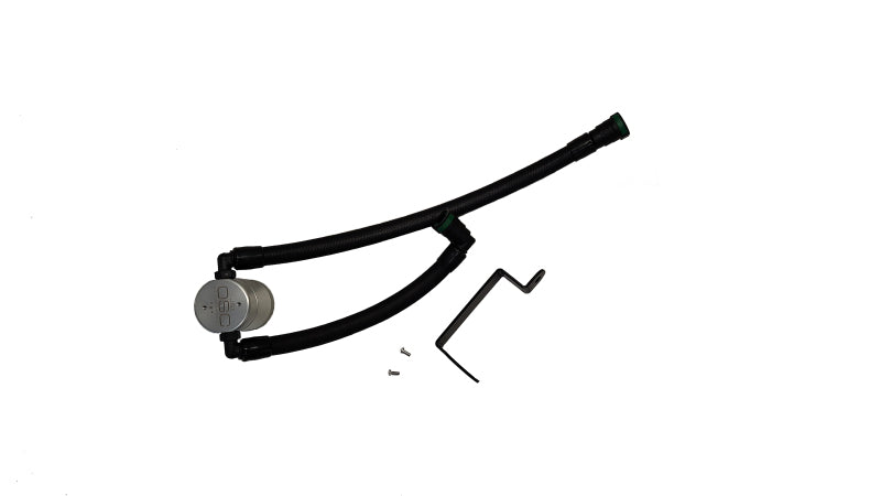 J&L 2025 Ford Bronco 2.3L/ 23-25 Ford Ranger 2.3L Separator 3.0 PCV Side - Clear Anodized-Oil Separators-Grocery Getter Performance