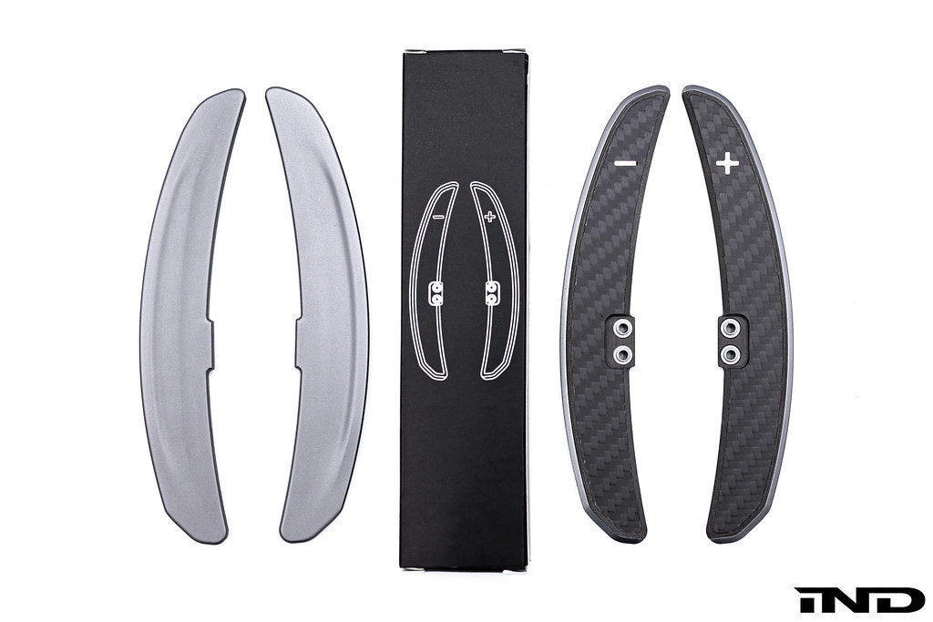 JQ Werks / MadTrace BMW F-Chassis Clubsport Magnetic Shift Paddle Set - Carbon V2