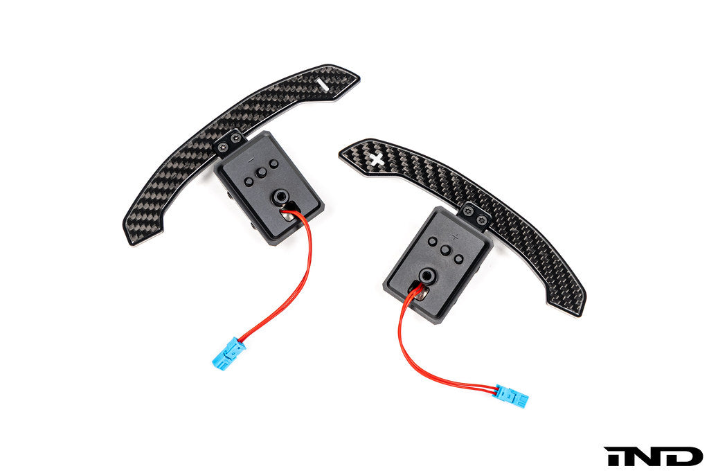 JQ Werks / MadTrace BMW G-Chassis Clubsport Magnetic Shift Paddle Set - Carbon V3-Interior-Grocery Getter Performance
