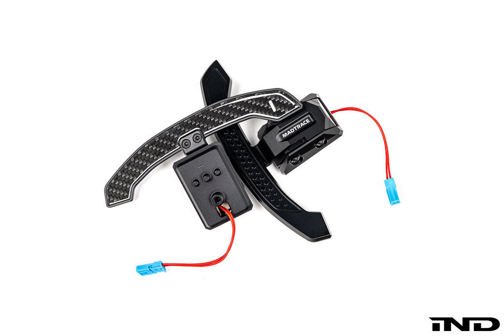 JQ Werks / MadTrace BMW G-Chassis Clubsport Magnetic Shift Paddle Set - Carbon V3-Interior-Grocery Getter Performance