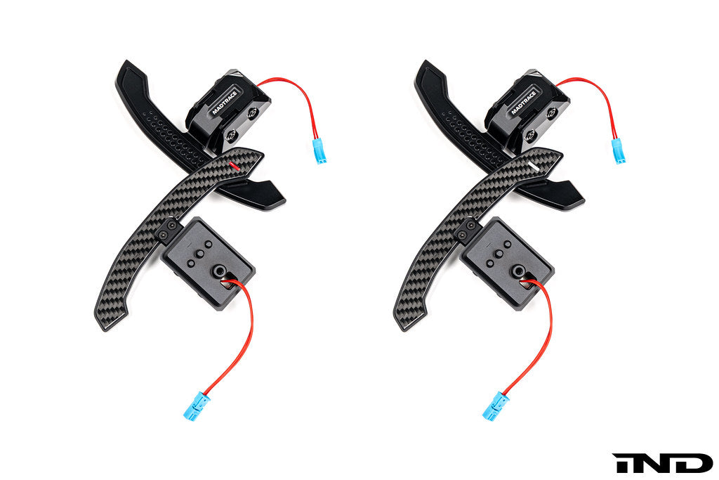 JQ Werks / MadTrace BMW G-Chassis Clubsport Magnetic Shift Paddle Set - Carbon V3-Interior-Grocery Getter Performance