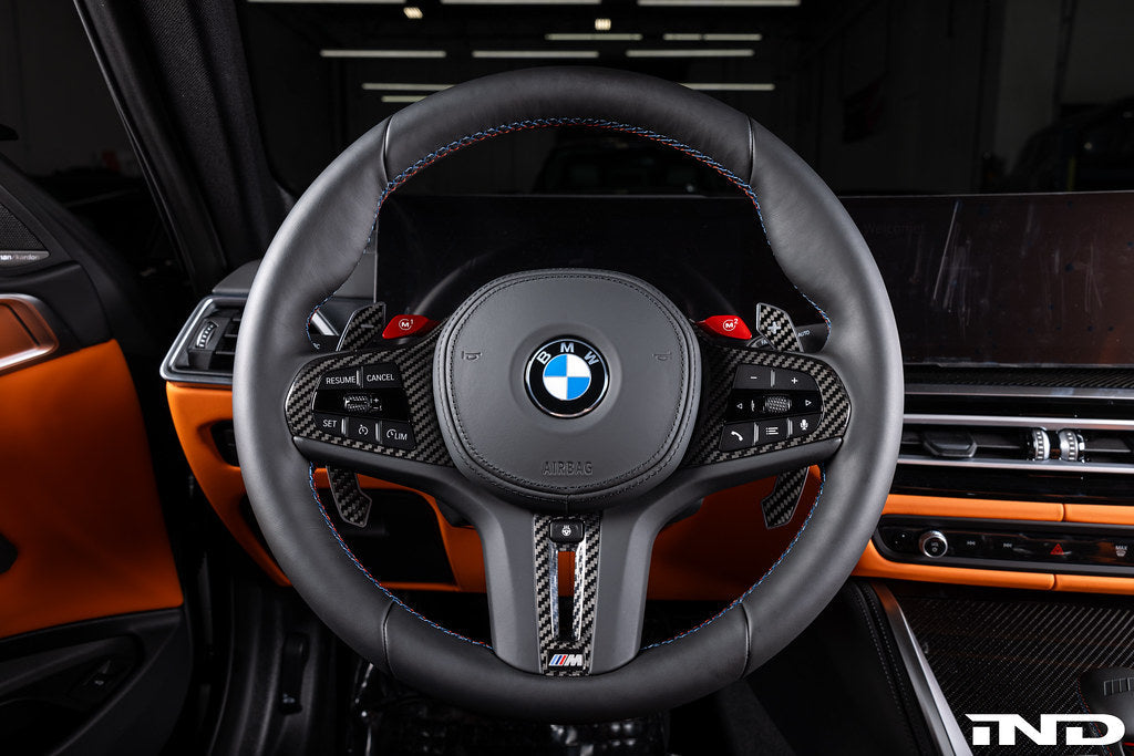 JQ Werks / MadTrace BMW G-Chassis Clubsport Magnetic Shift Paddle Set - Carbon V3-Interior-Grocery Getter Performance