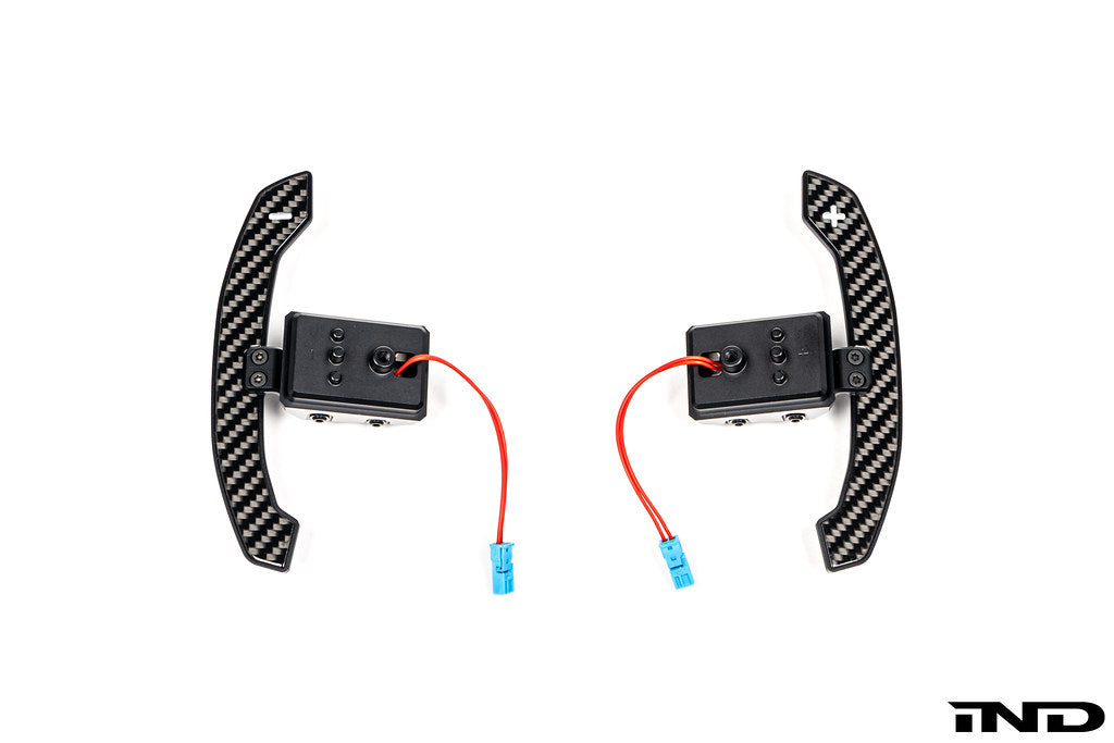 JQ Werks / MadTrace BMW G-Chassis Clubsport Magnetic Shift Paddle Set - Carbon V3-Interior-Grocery Getter Performance