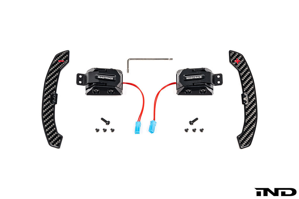 JQ Werks / MadTrace BMW G-Chassis Clubsport Magnetic Shift Paddle Set - Carbon V3-Interior-Grocery Getter Performance