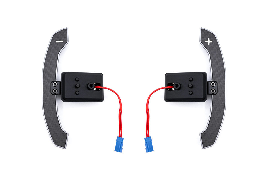 JQ Werks / MadTrace BMW G-Chassis Clubsport Magnetic Shift Paddle Set - Carbon V3-Interior-Grocery Getter Performance