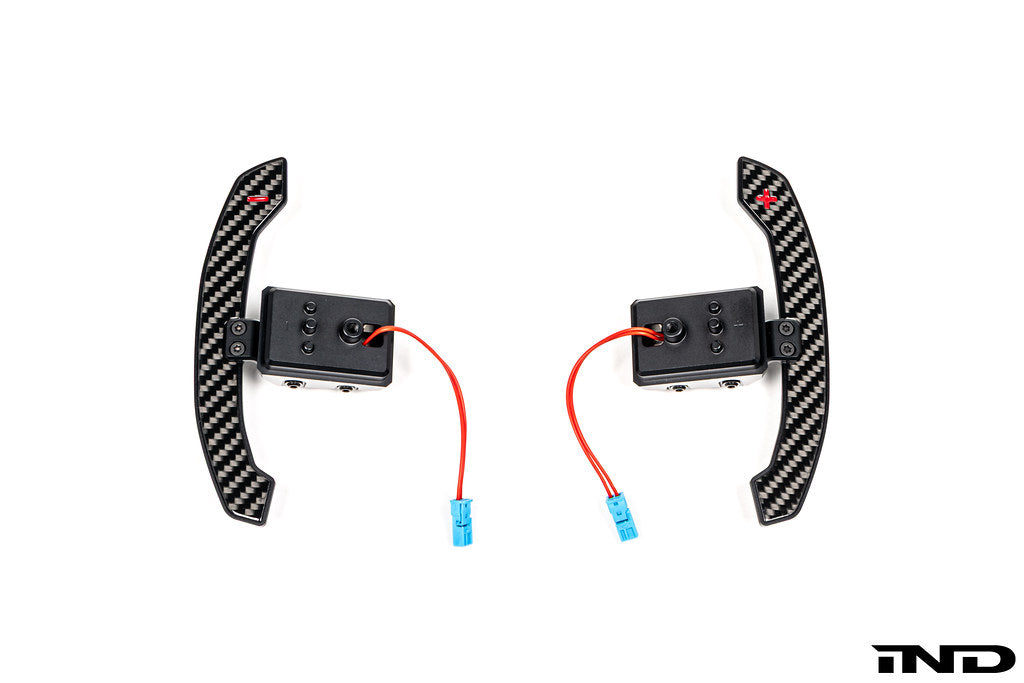 JQ Werks / MadTrace BMW G-Chassis Clubsport Magnetic Shift Paddle Set - Carbon V3-Interior-Grocery Getter Performance